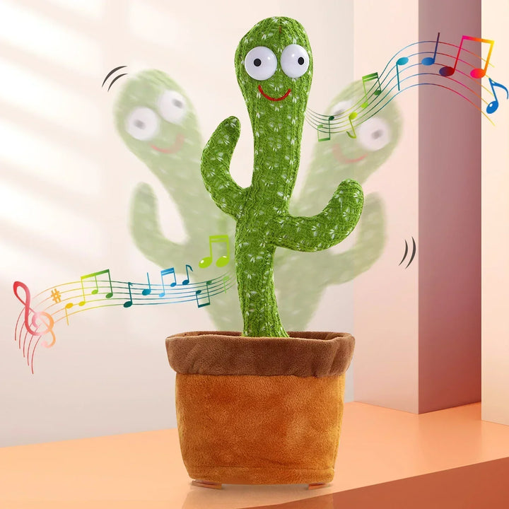 Talking Cactus Toy - That Can Be Charged, Recorded, and Repeated