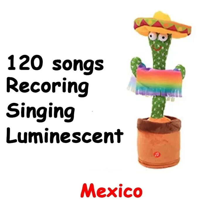 Talking Cactus Toy - That Can Be Charged, Recorded, and Repeated