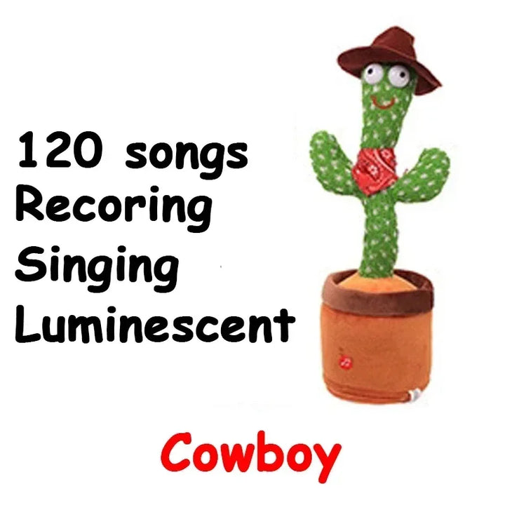 Talking Cactus Toy - That Can Be Charged, Recorded, and Repeated