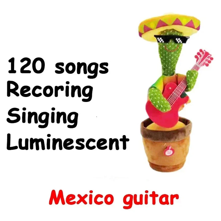 Talking Cactus Toy - That Can Be Charged, Recorded, and Repeated
