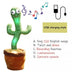 Talking Cactus Toy - That Can Be Charged, Recorded, and Repeated