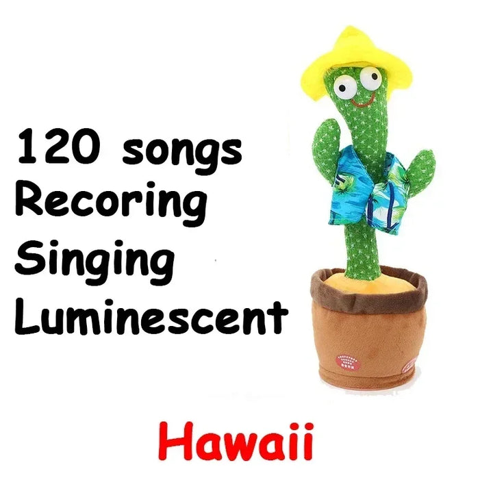 Talking Cactus Toy - That Can Be Charged, Recorded, and Repeated